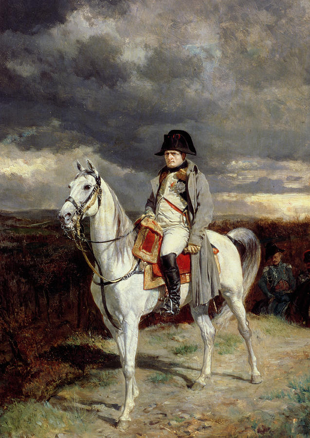 Napoleon Bonaparte Painting by Jean-Louis Ernest Meissonier
 Napoleon Bonaparte Horse Painting