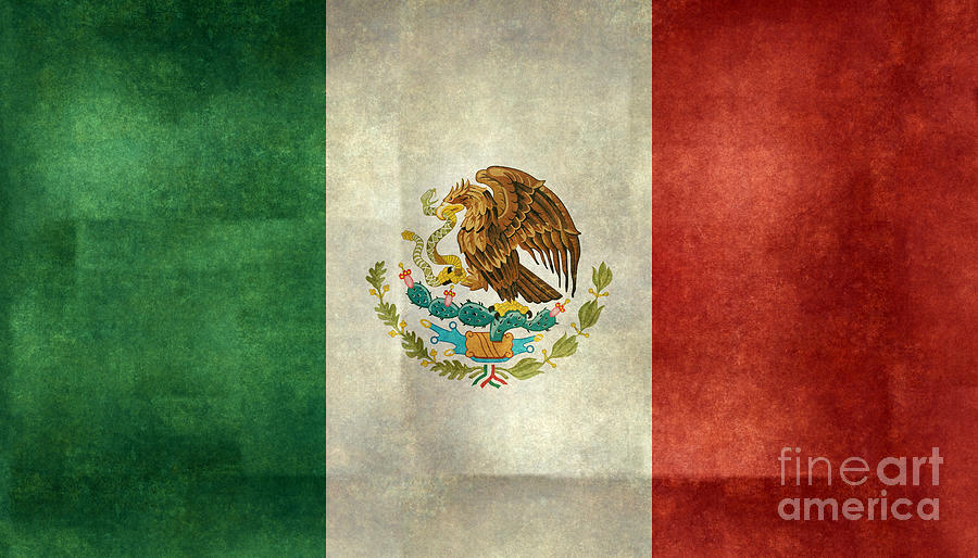 National Flag Of Mexico Digital Art By Bruce Stanfield Fine Art America