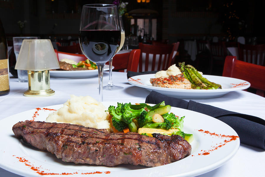 Grilled ny strip steak