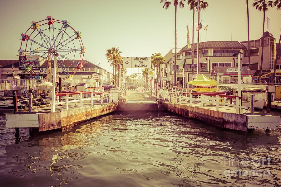 Newport Beach Balboa Island Ferry Dock Photo Photograph By Paul Velgos 4885