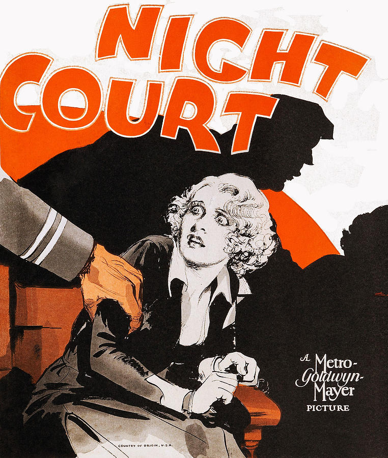 Night Court Poster Art 1932 Photograph By Everett Pixels