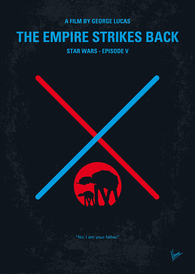 Retro Minimalist Movie Posters Star Wars