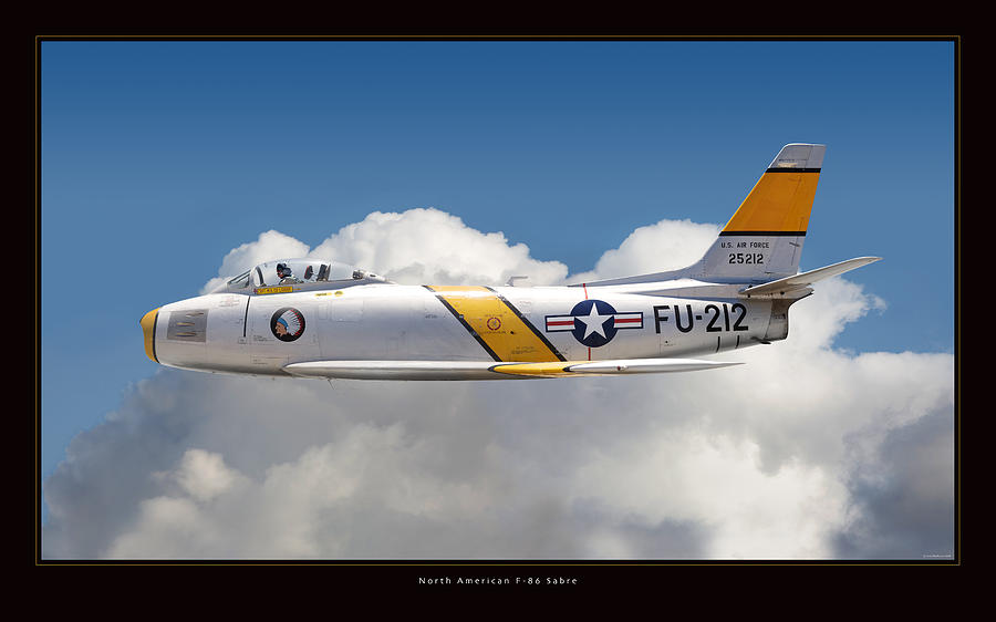 North American F 86 Sabre By Larry Mcmanus