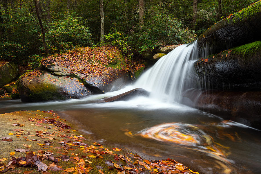 North Carolina Blue Ridge Waterfall Scenic Landscape Photography ...
