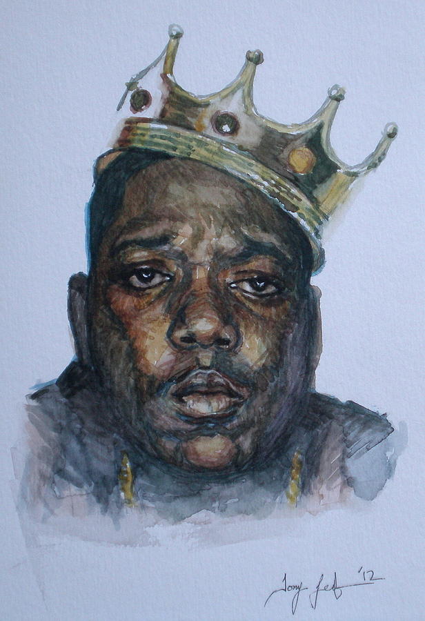 Biggie Painting - Notorious Big by <b>Anthony Leib</b> - notorious-big-anthony-leib