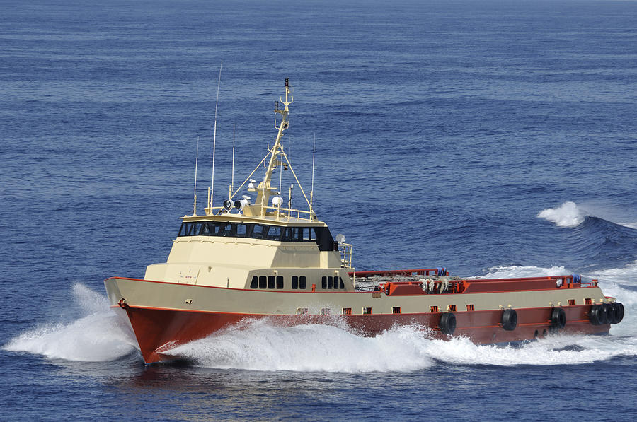 Offshore Supply Vessel is a photograph by Bradford Martin which was 