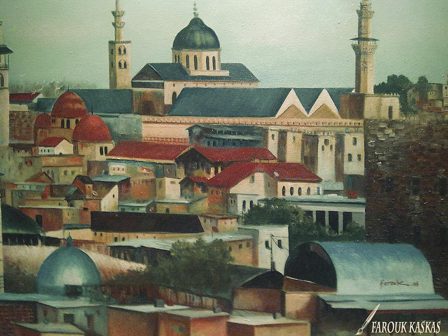 Old Damascus Painting By Farouk Kaskas Fine Art America