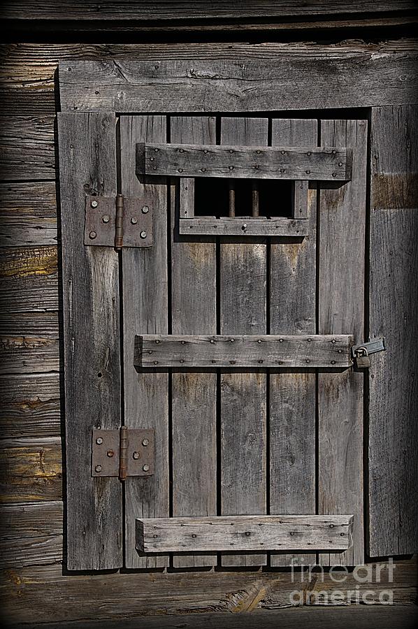 Old Jail Door Photograph by JW Hanley
