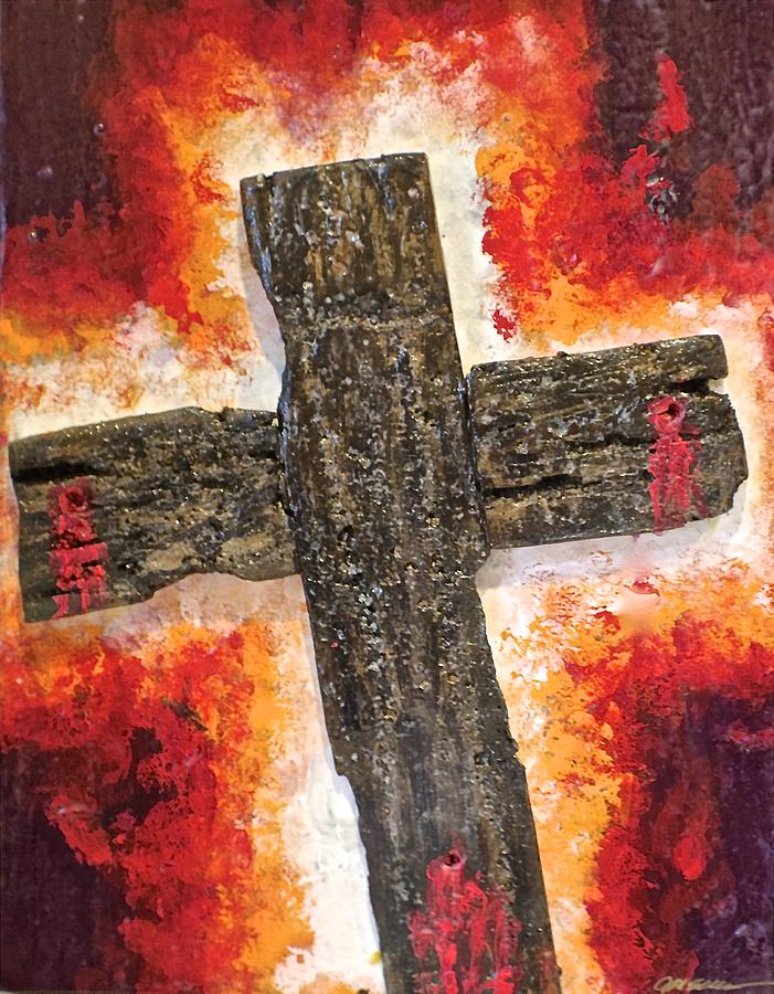 Old Rugged Cross Painting By Jim Ellis