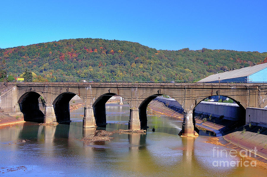 Old Stone Bridge Johnstown Pa Photograph by John Waclo