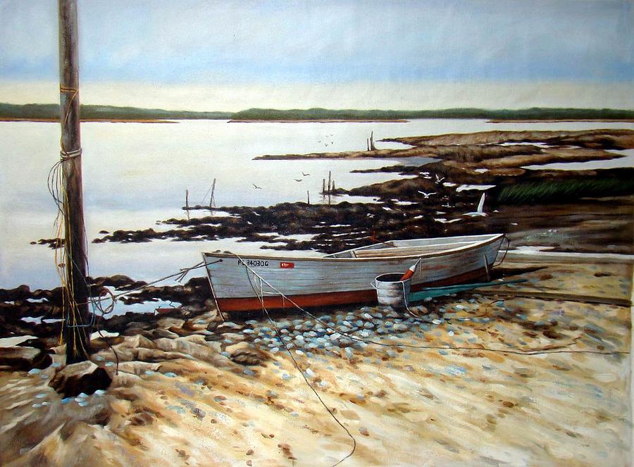 Oyster Beds Oil Painting Reproduction Handpainted by Neil Adamson