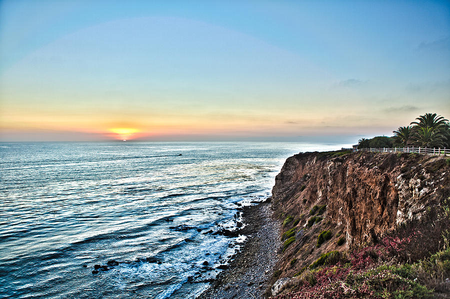 Pacific Ocean Sunset Rancho Palos Verdes California Photograph 