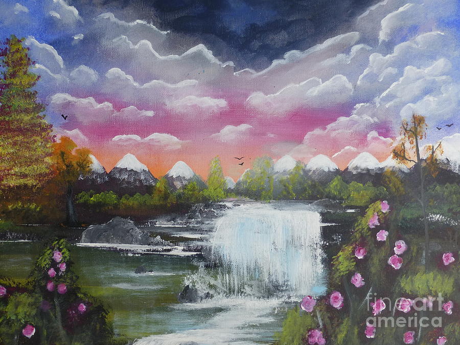 Paradise Falls Painting