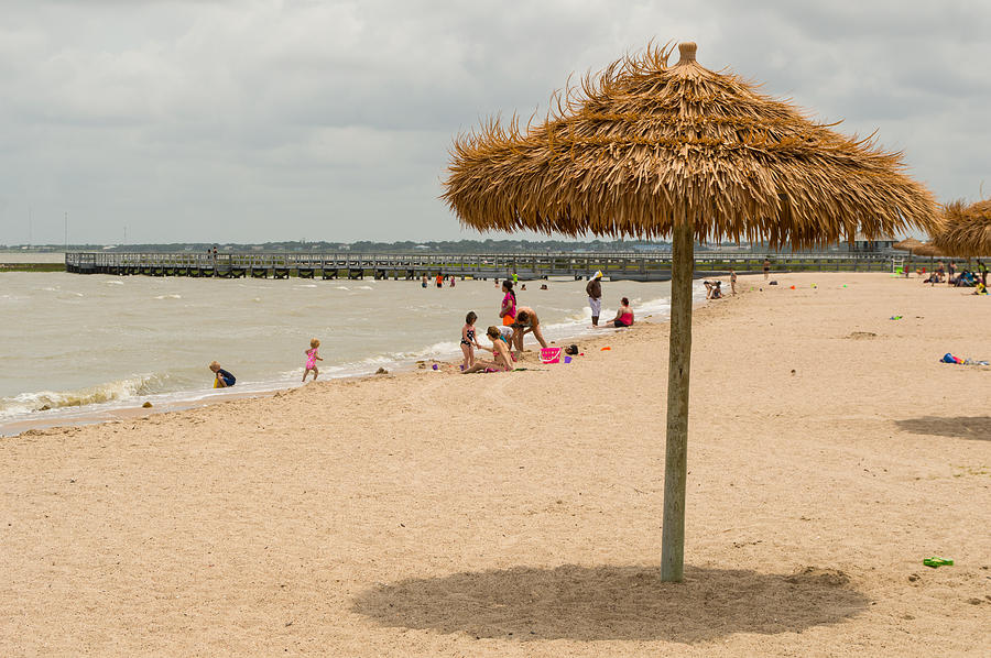 Past Midday Port Lavaca Beach Photograph by JG Thompson