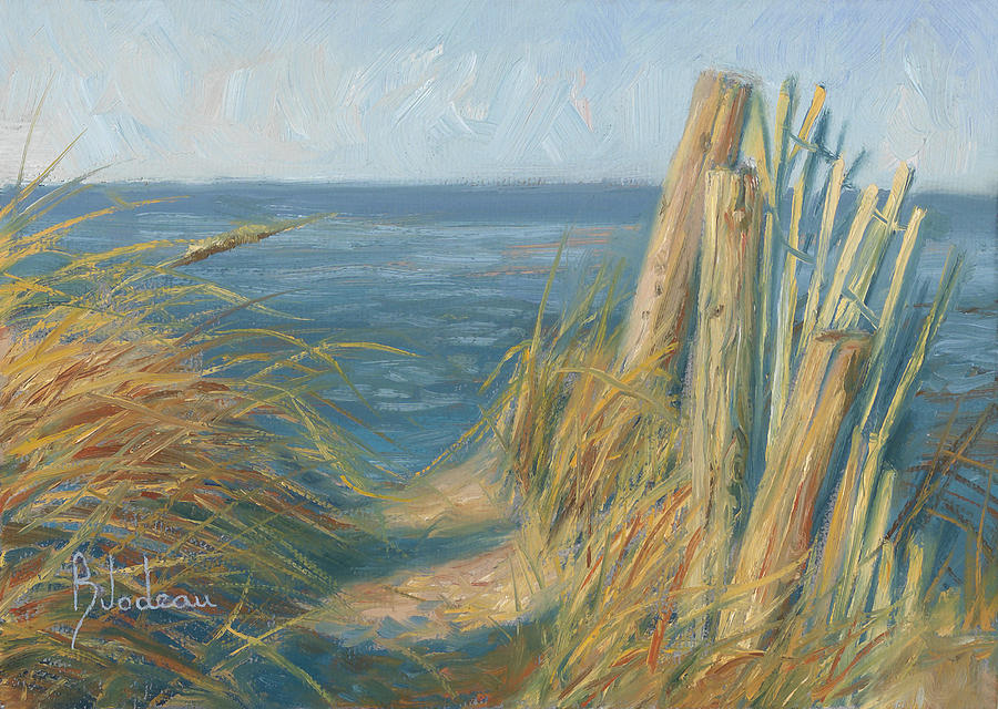 Path To The Beach Painting By Lucie Bilodeau Pixels