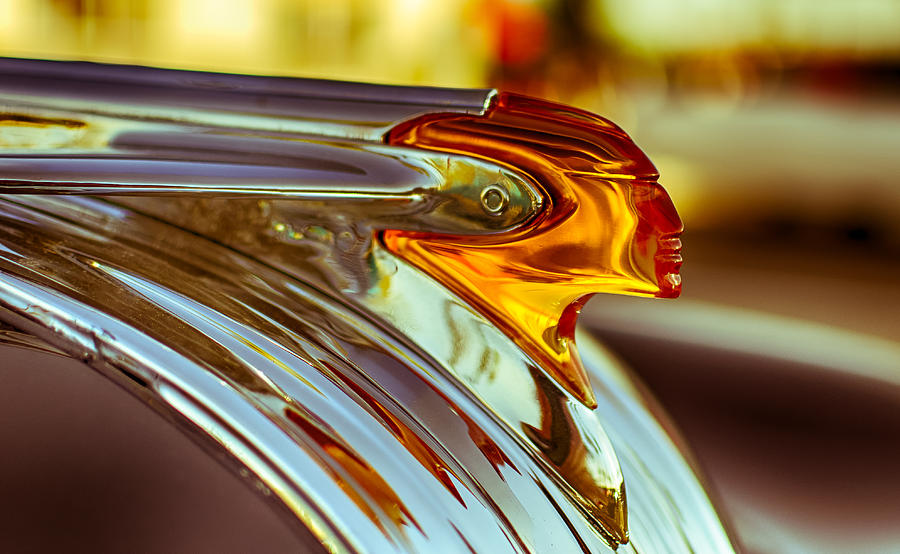 Pontiac Chief Hood Ornament Photograph By Jim Haner Fine Art America