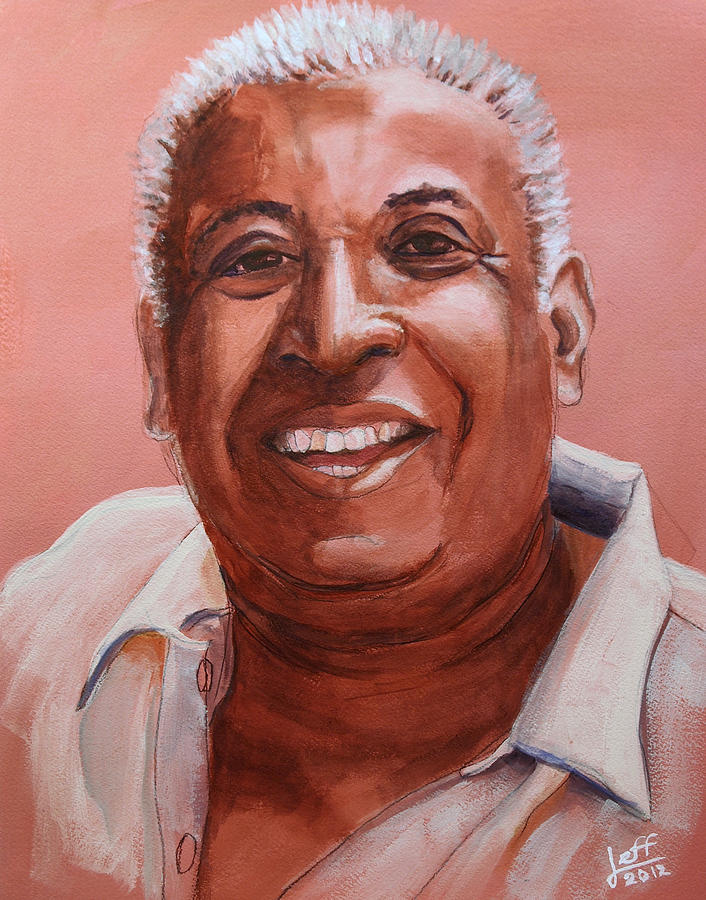 Portrait Painting - Portrait Of <b>Wilfredo Calderon</b> by Jeff Chase - portrait-of-wilfredo-calderon-jeff-chase