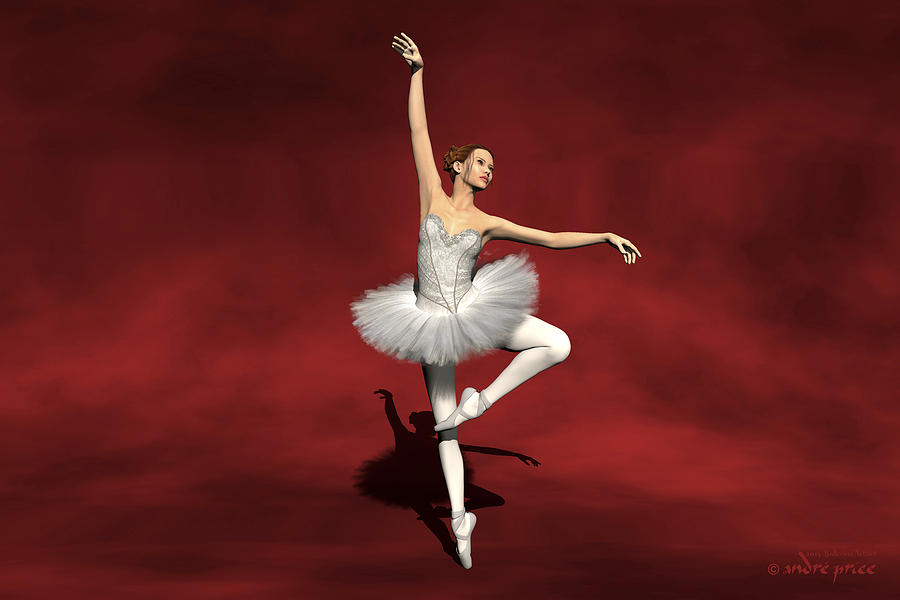 Prima Ballerina Kiko Pirouettes Pose Digital Art By Andre Price 