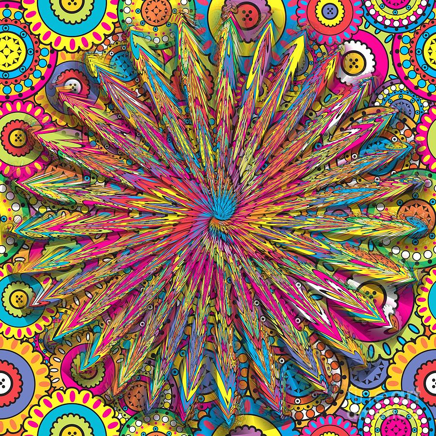 psychedelic art by Júlia | We Heart It