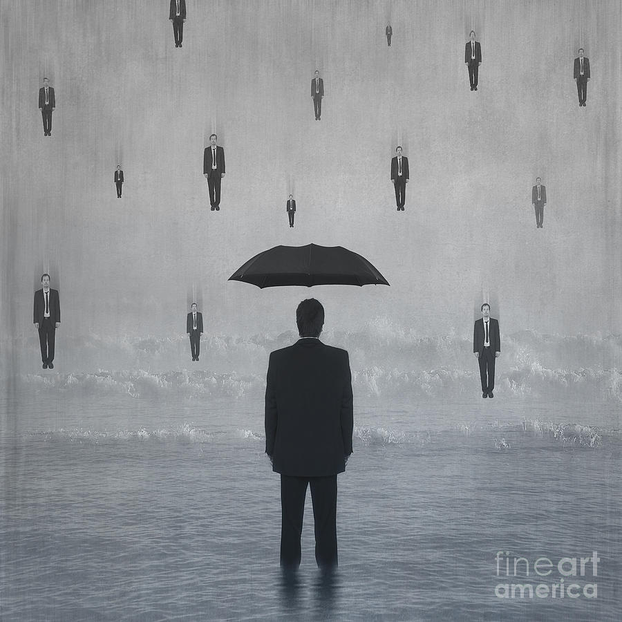 Raining Men Digital Art by Svetlana Sewell