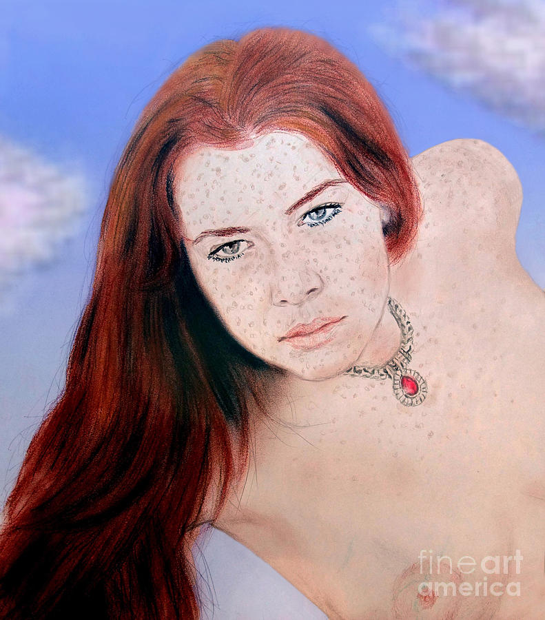 Red Hair and Freckled Beauty Remake Nude Version II 