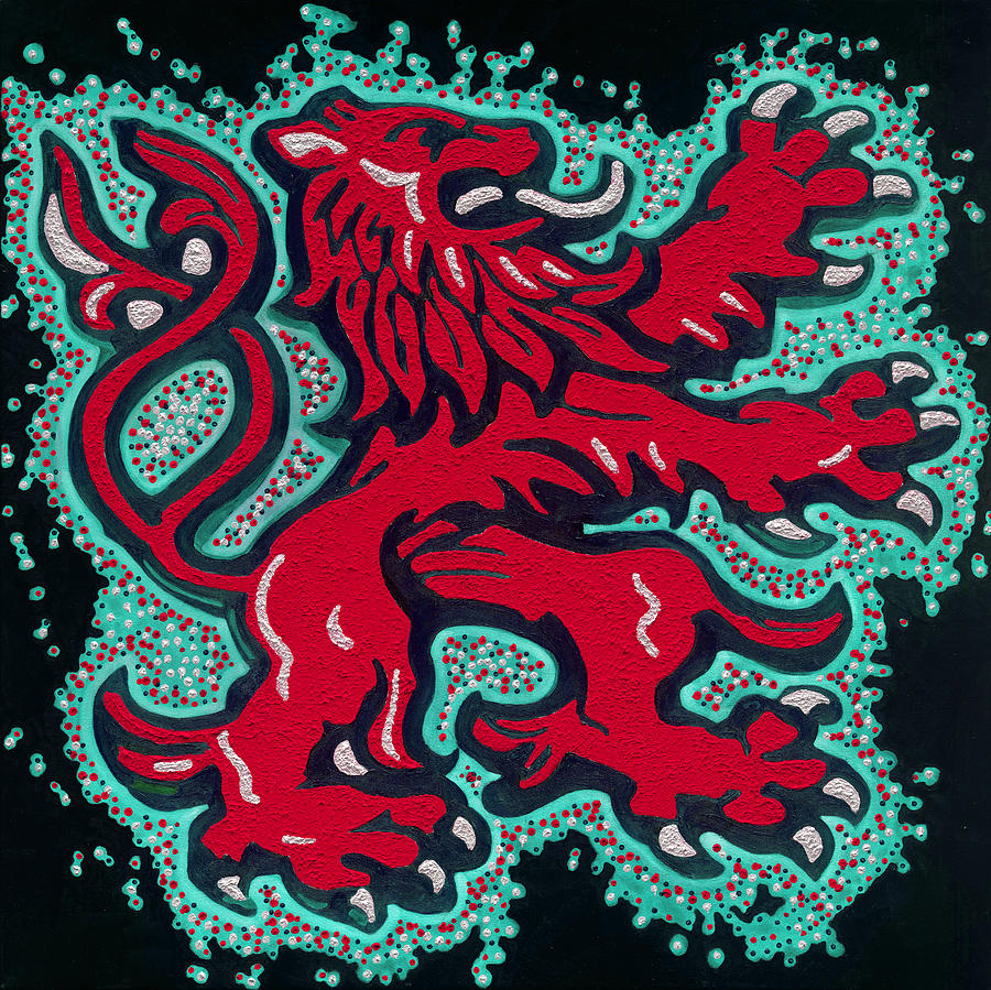 Red Lion Pub Painting