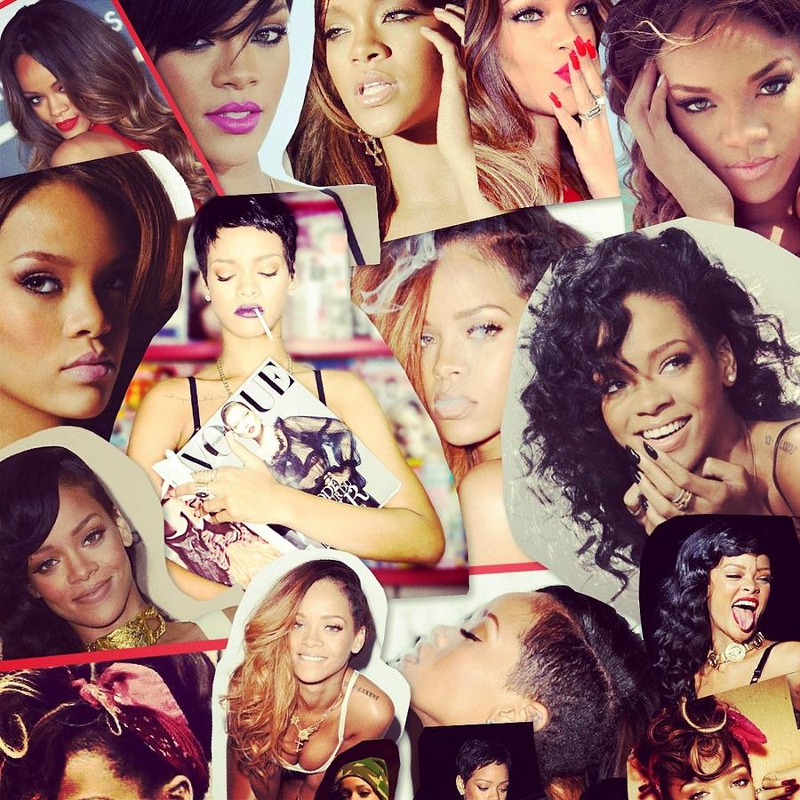 tumblr wallpaper rihanna Zandi Preez Rihanna Du Collage by