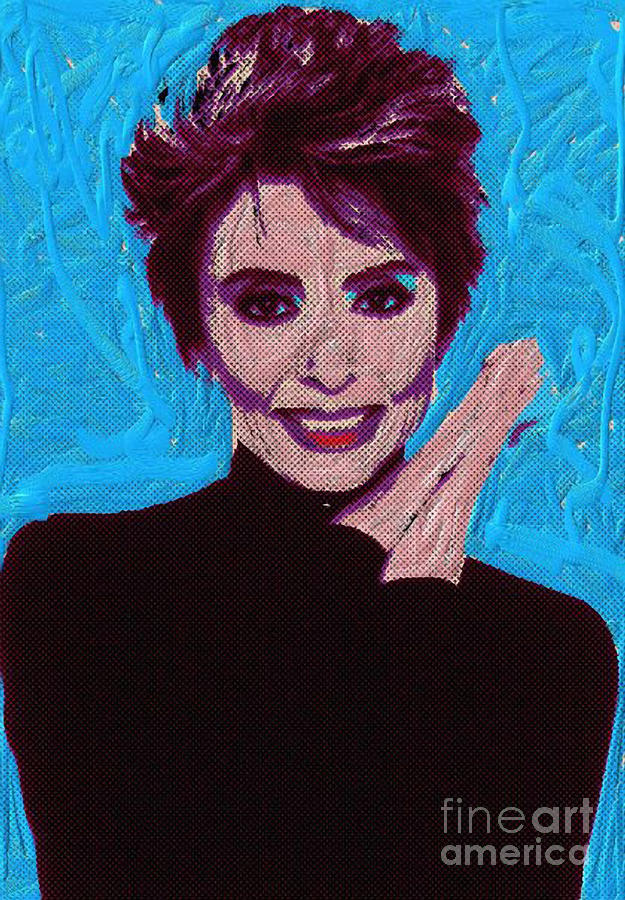 Rita Moreno Digital Art by Gerhardt Isringhaus