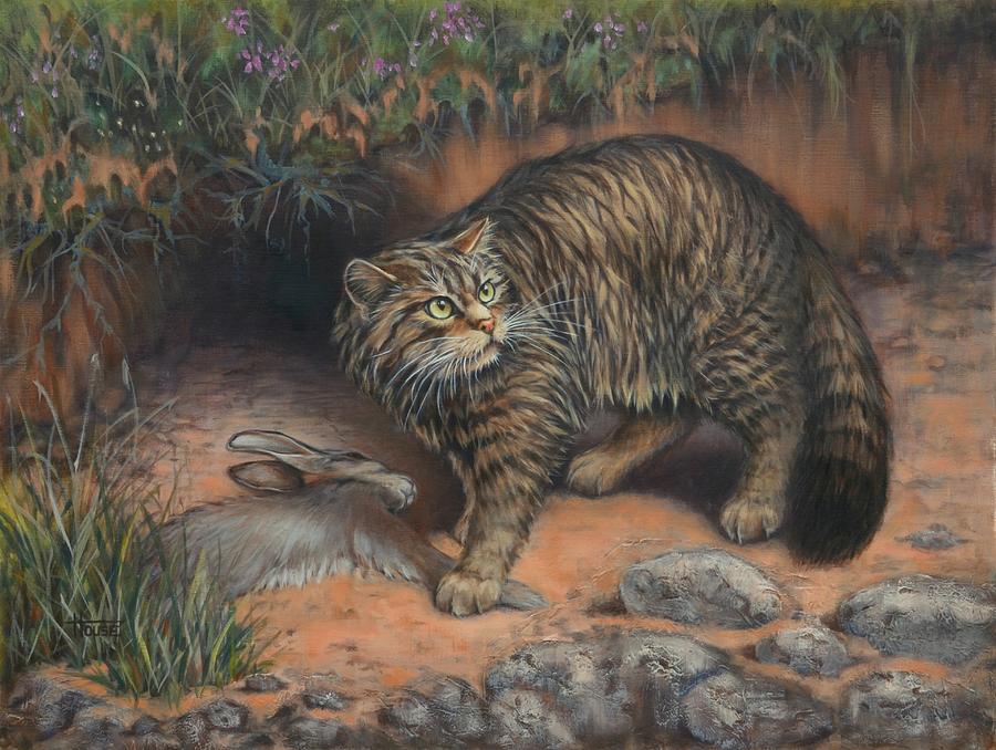 Scottish Wildcat - Last Of The Highland Tigers Painting