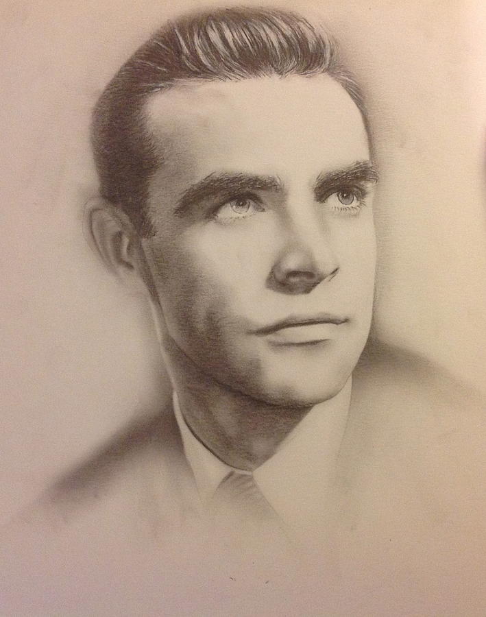 Sean Connery Drawing By Matthew McCosco Fine Art America