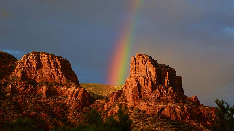 Sedona Rainbow Photograph By Victor Q Flores