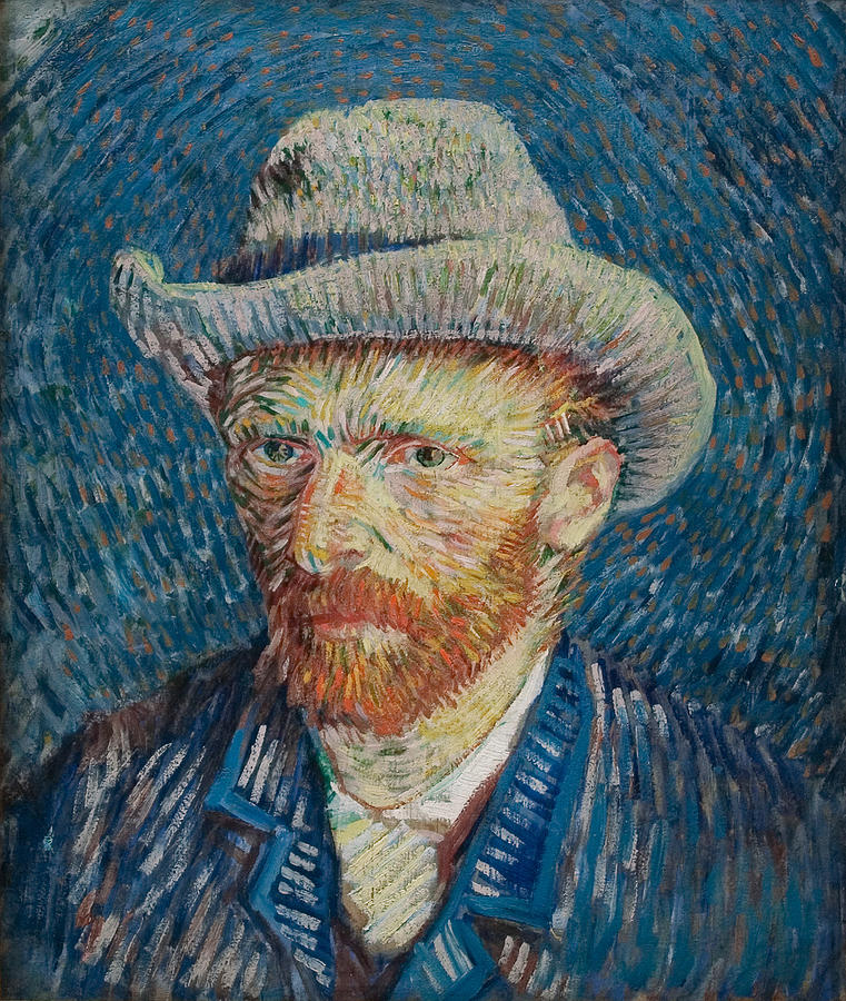 Self Portret With Felt Hat 1888 Painting By Vincent Willem Van Gogh