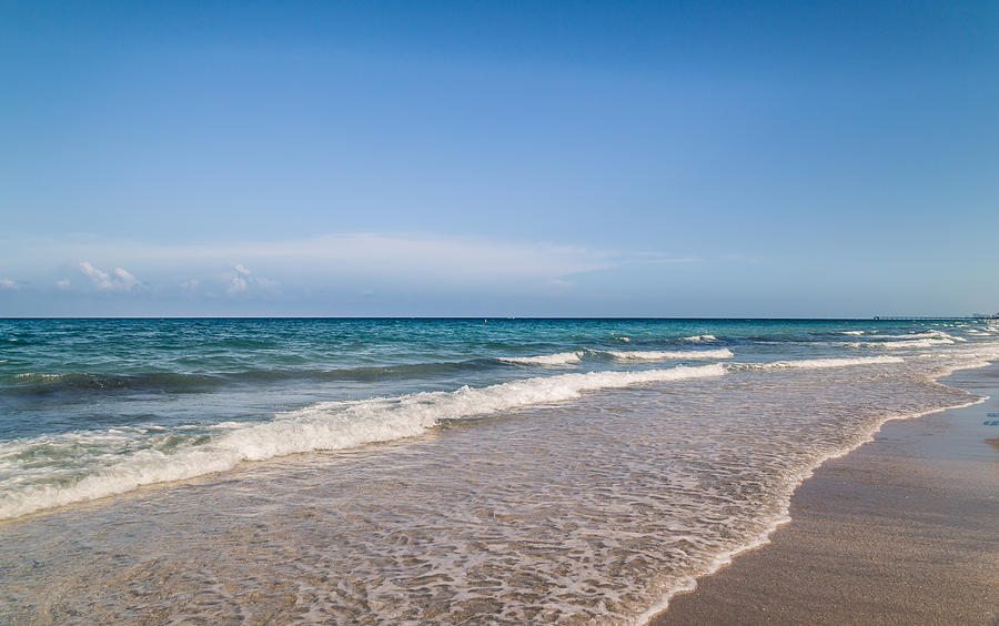 Serene Beach Shoreline Photograph by Andrea OConnell