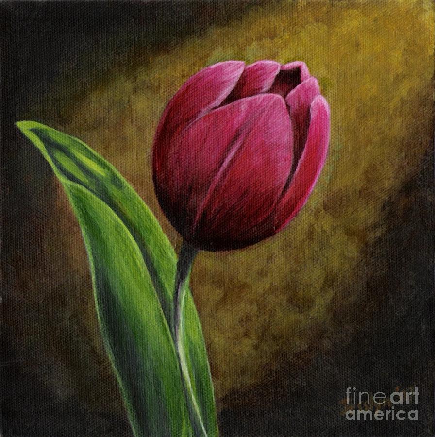 Tulip Acrylic Painting