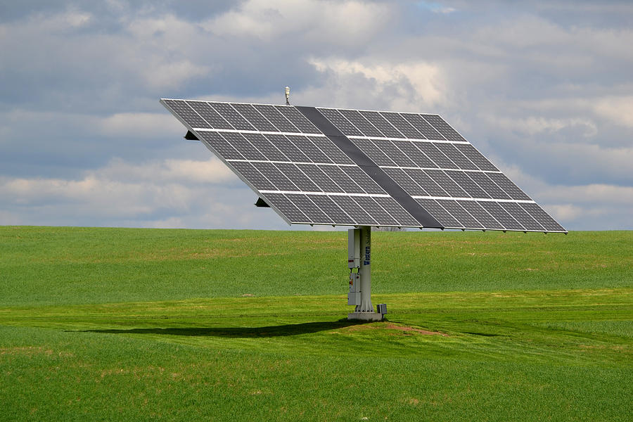 Solar Power On The Farm Photograph By Lyle Crump Fine Art America