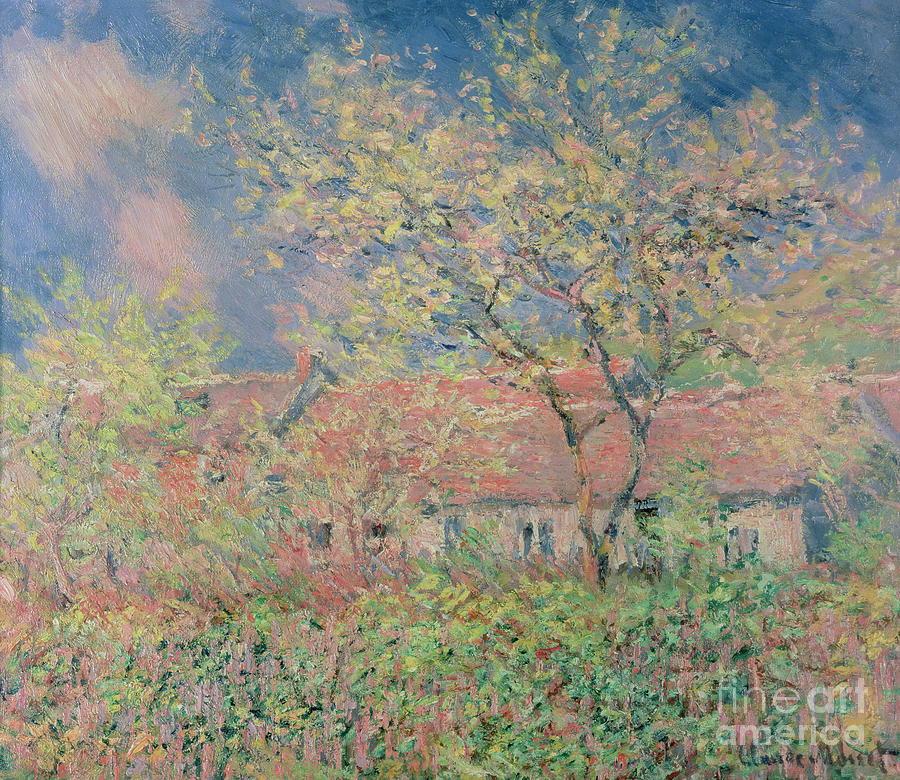 Springtime At Giverny Painting by Claude