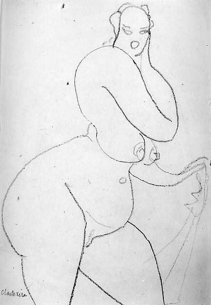 Standing Nude Drawing By Gaston Lachaise Fine Art America