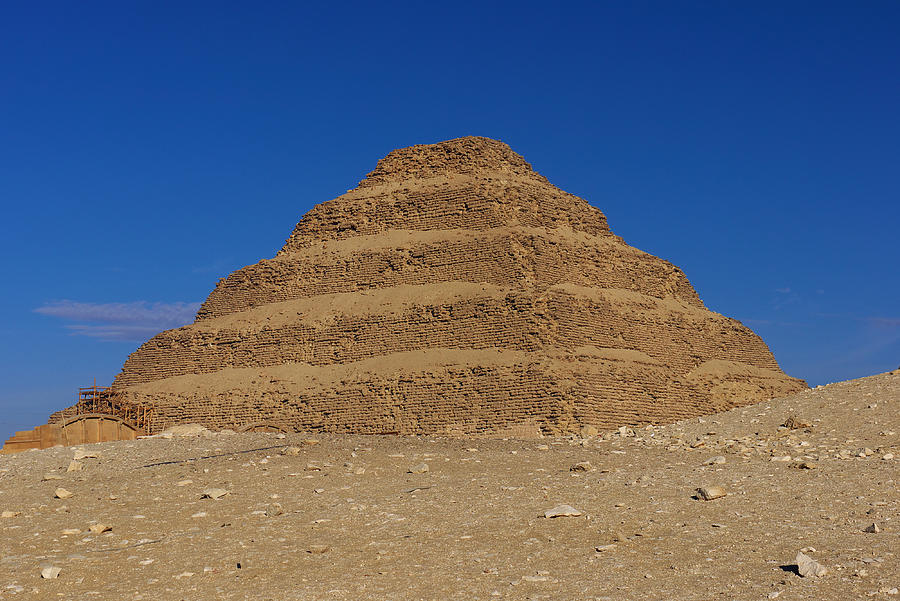 Step Pyramid Of King Djoser At Saqqara Photograph by Ivan Slosar