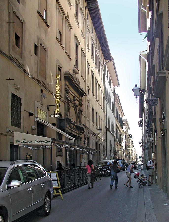 Street In Florence Photograph By Harold Shull Fine Art America