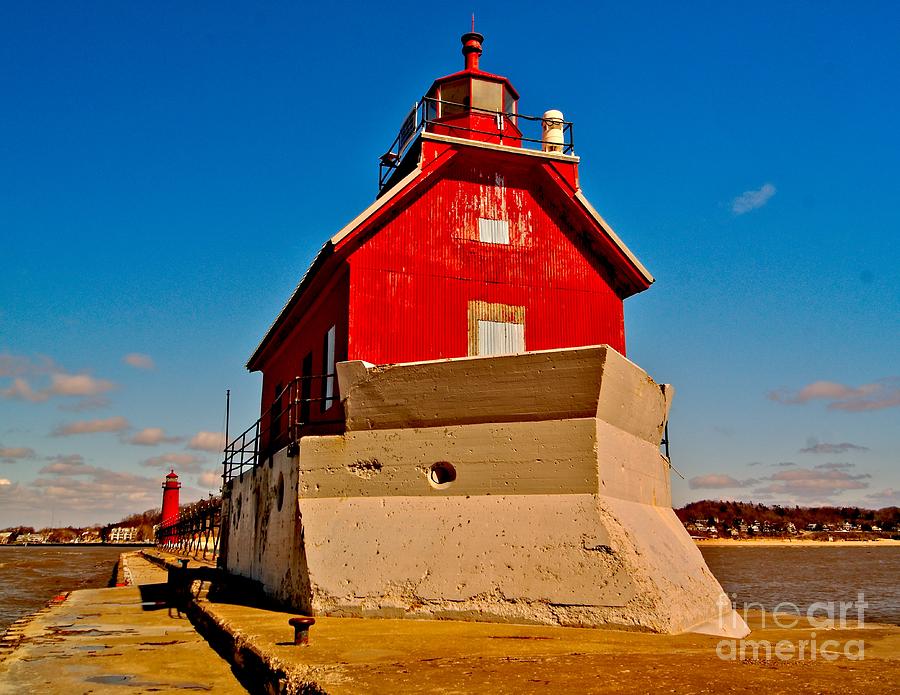 Sunny At Grand Haven Photograph By Nick Zelinsky Jr Fine Art America