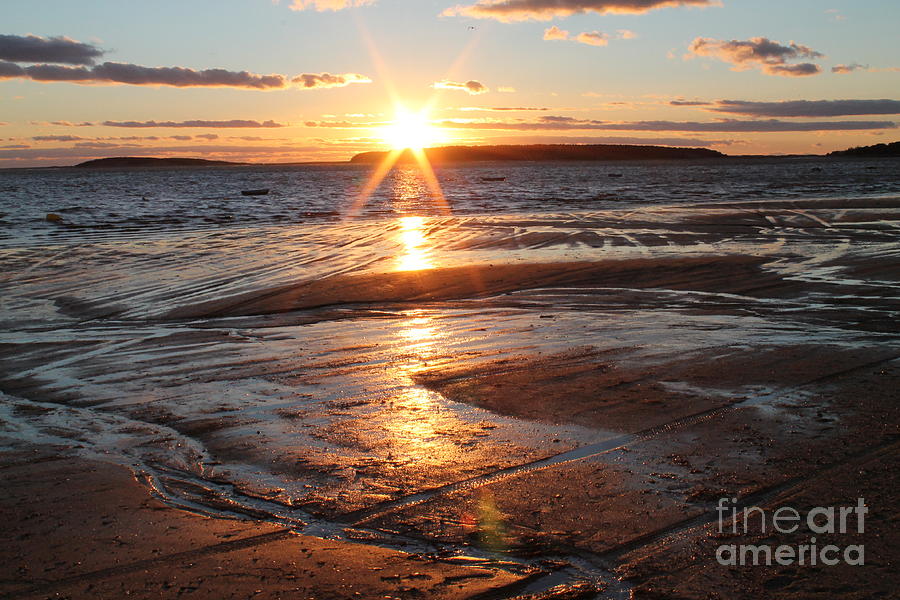 Sunset At Wellfleet Photograph By John Doble