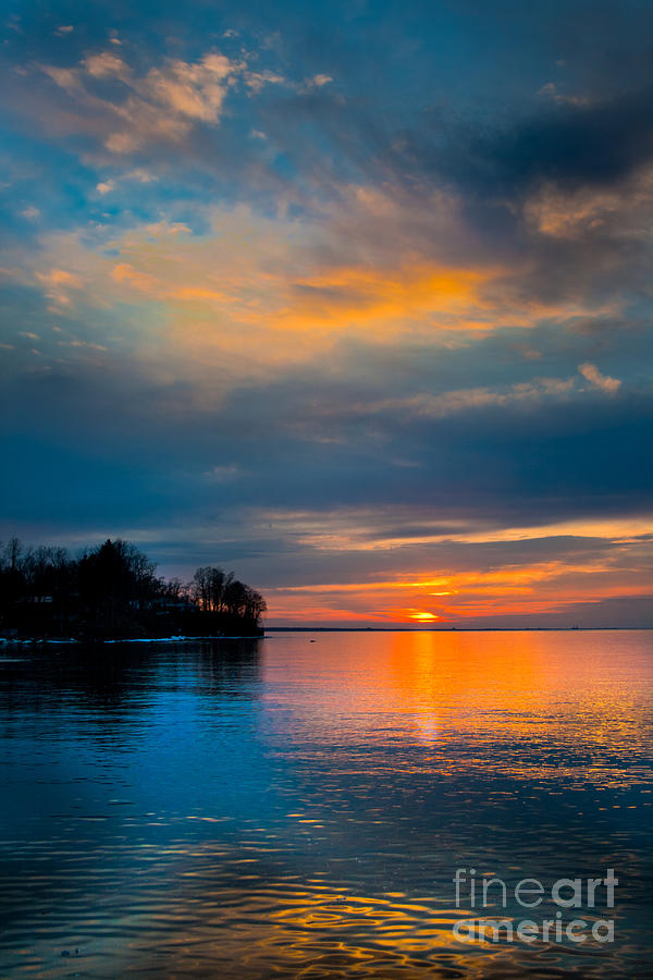 Sunset Over Lake Ontario Photograph By Ken Marsh Fine Art America