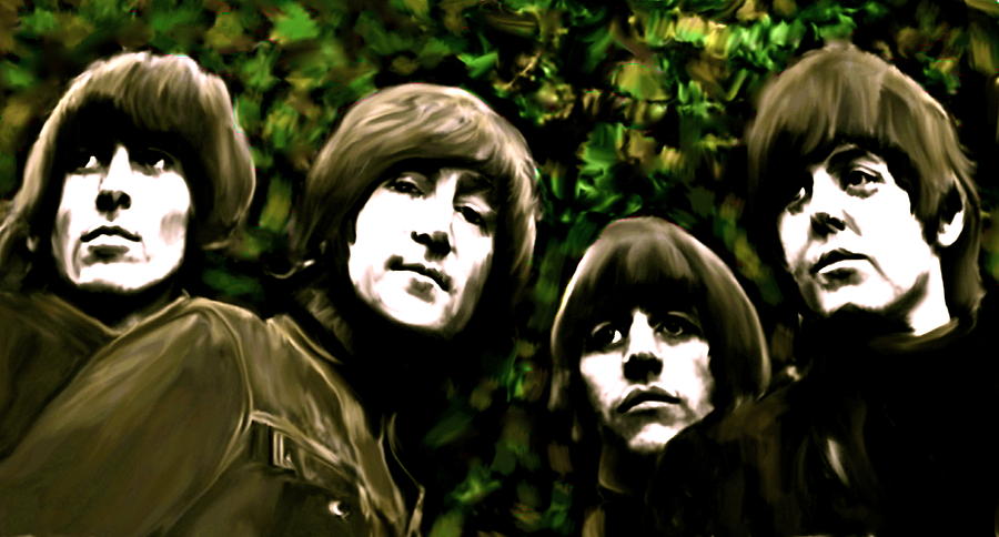 The Art Of Sound The Beatles Painting By Iconic Images Art Gallery 