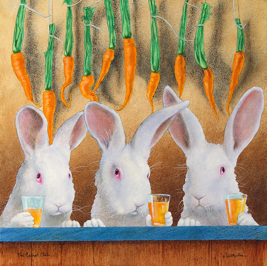 The Carrot Club Painting By Will Bullas