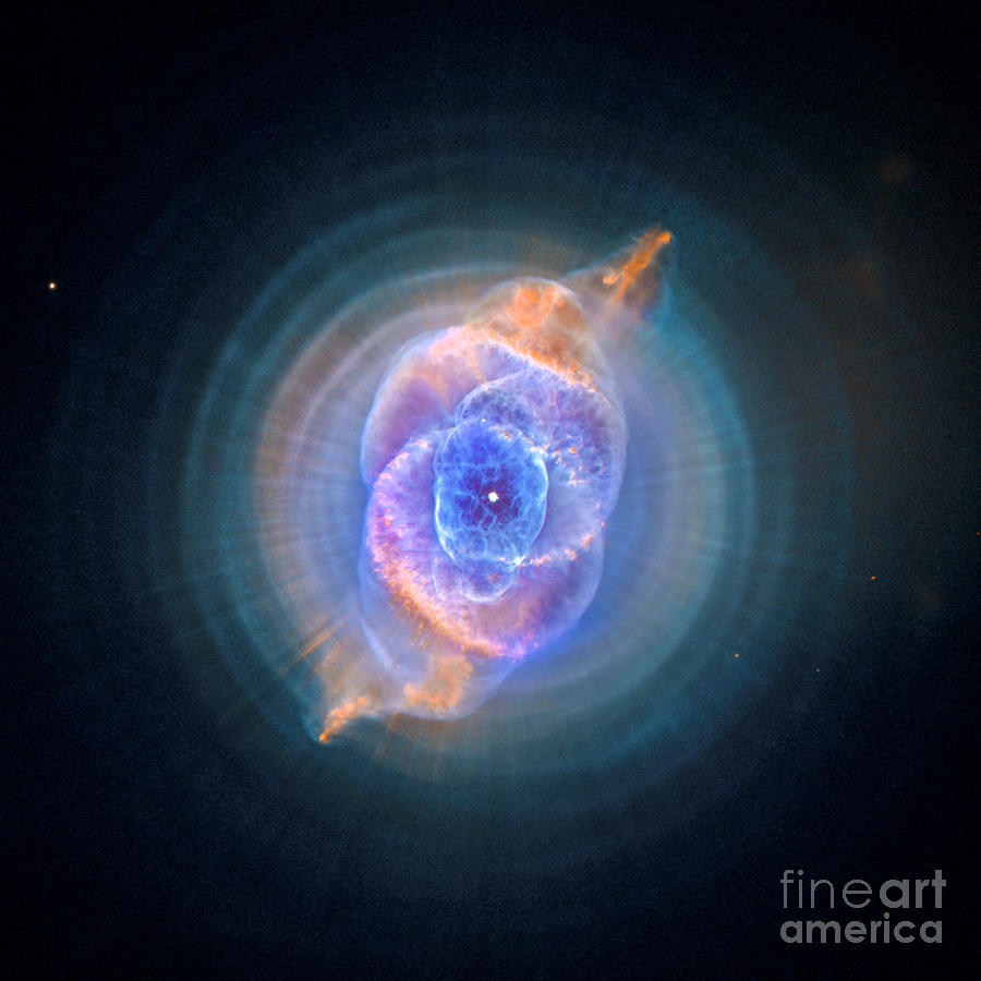 The Cats Eye Nebula By Nicholas Burningham