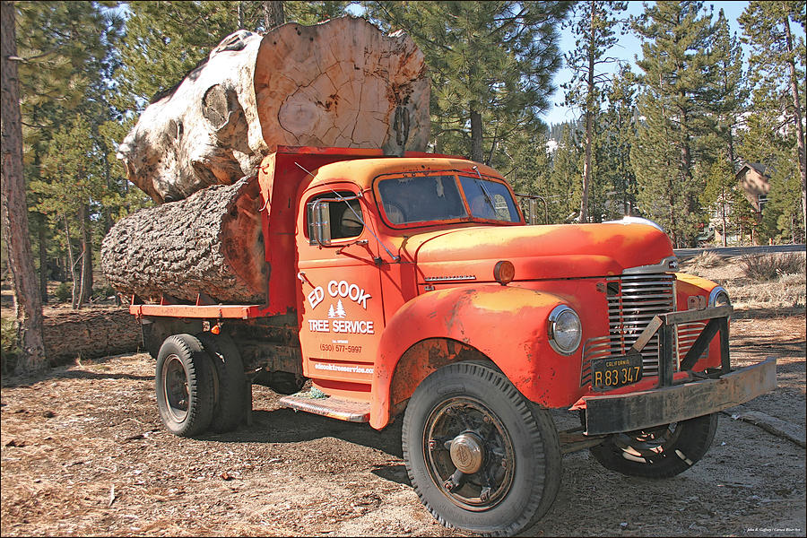 The Old Log Truck Photograph by John Gaffney