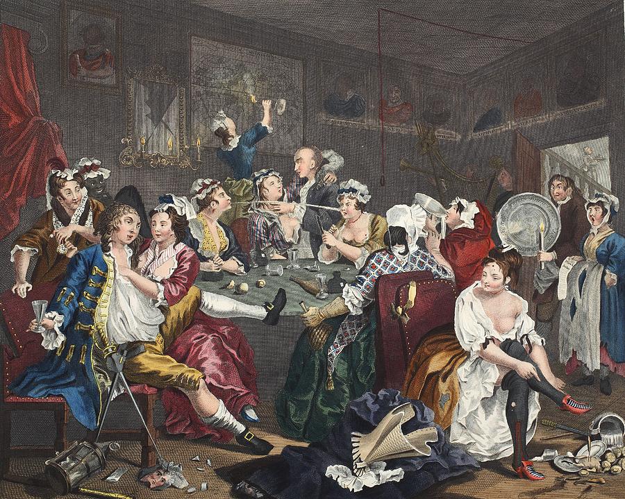 Hogarth The Orgy 44