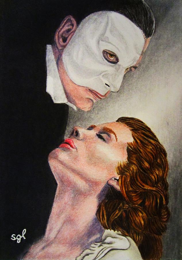 The Phantom And Christine Painting - the-phantom-and-christine-scott-larson