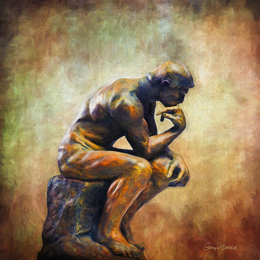 The Thinker Painting