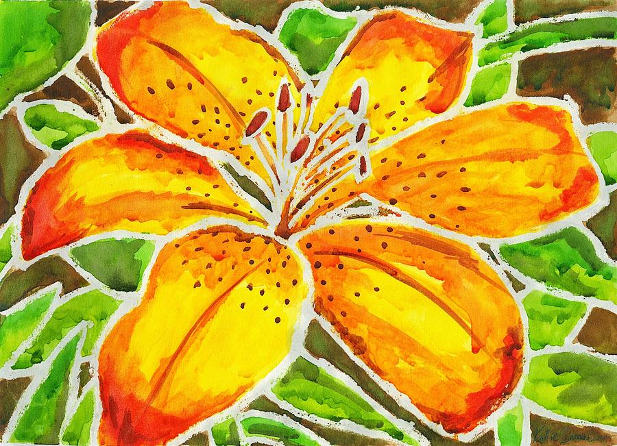 tiger-lily-painting-by-katie-sasser